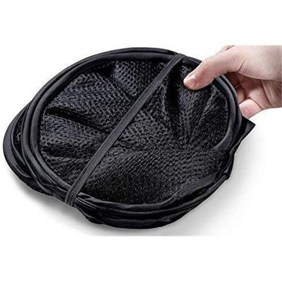 Mesh Pop Up Laundry Hamper Set Foldable Collapsible Bags for Dorm or Travel - Picture 6 of 8